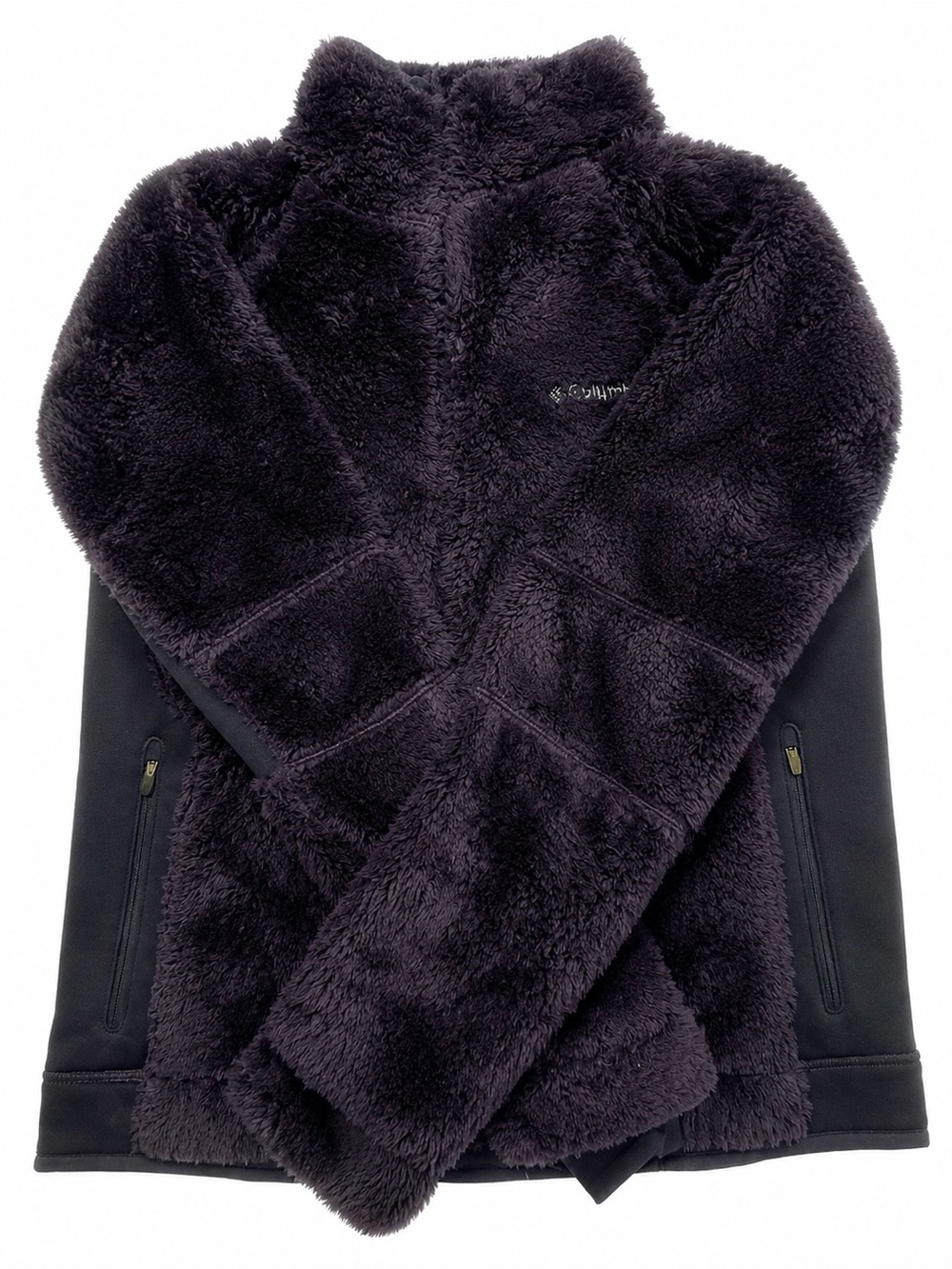Columbia Women's Plush Deep Plum Teddy Jacket
